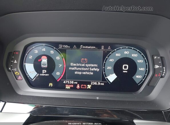 WAUAUDGY0PA040057 2023 AUDI OTHER Gray Вид задніх сидінь