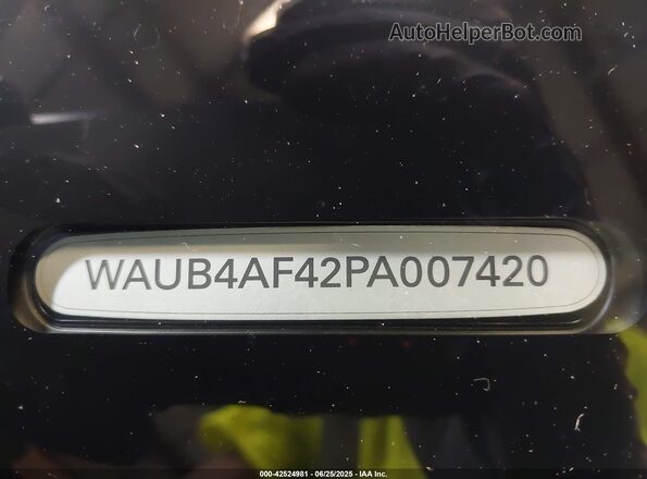 WAUB4AF42PA007420 2023 AUDI S4 Gray 