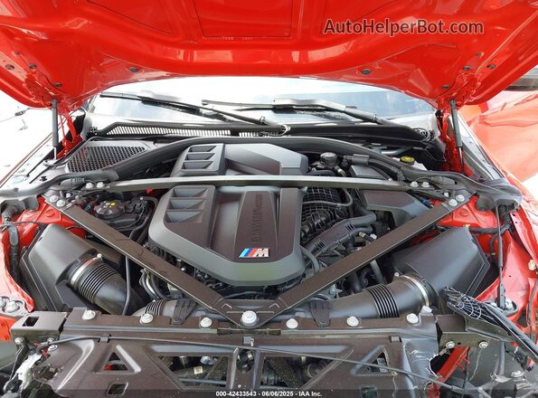 WBS43AY09PFP64397 2023 BMW M3 Orange Rear view