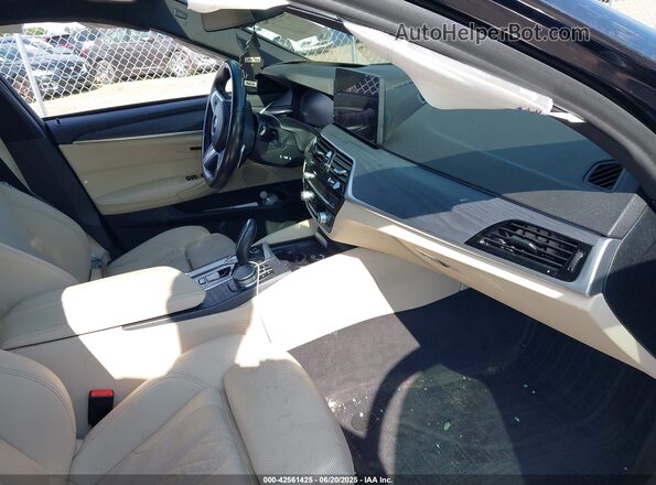 WBA13BJ04MCG25558 2021 BMW 5 SERIES Black Vista interior delantera