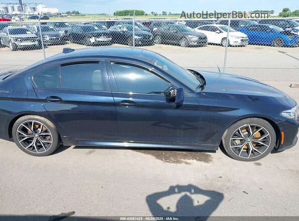 WBA13BJ04MCG25558 2021 BMW 5 SERIES Black Vista interior trasera
