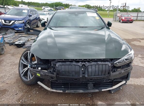 WBA53AP08MCG01718 2021 BMW 4 SERIES Зеленый Вид задней части салона