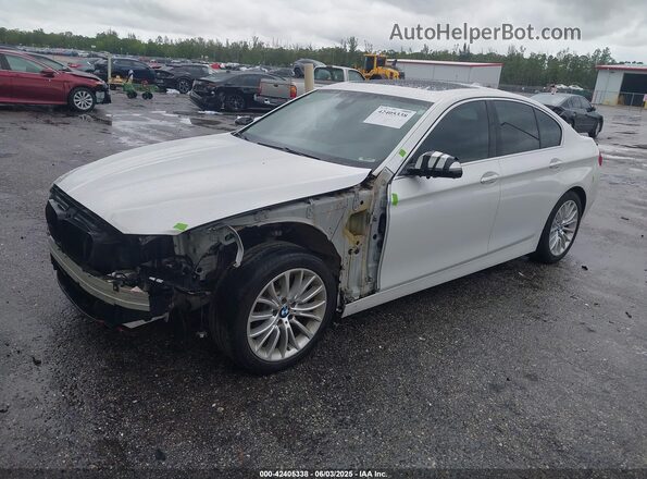 WBA5A5C51GG351571 2016 BMW 5 SERIES White Vista tres cuartos delantera izquierda