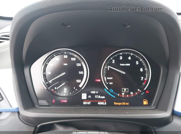 WBXJG7C05M5T41653 2021 BMW X1 Белый Вид задних сидений