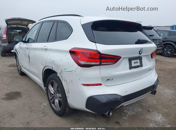 WBXJG7C05M5T41653 2021 BMW X1 Белый Задняя левая четверть