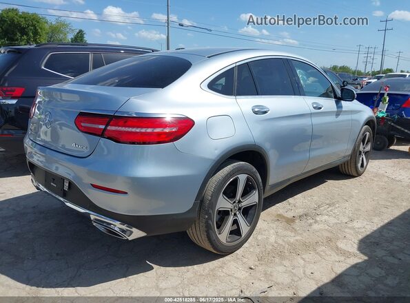 WDC0J4KB5JF448682 2018 MERCEDES-BENZ GLC 300 COUPE Light Blue Задня права чверть