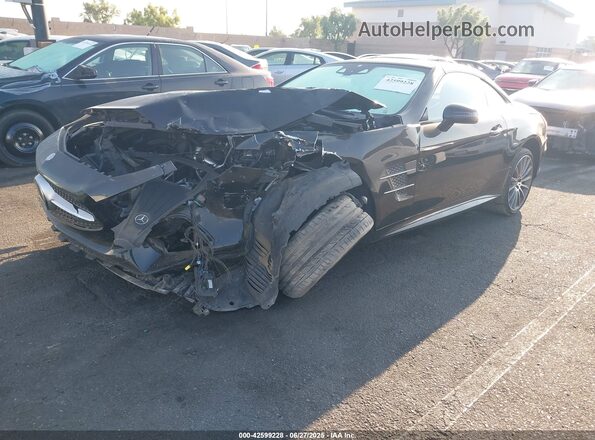WDDJK7DA8HF045115 2017 MERCEDES-BENZ SL Black წინა მარცხენა ხედი სამი მეოთხედიდან