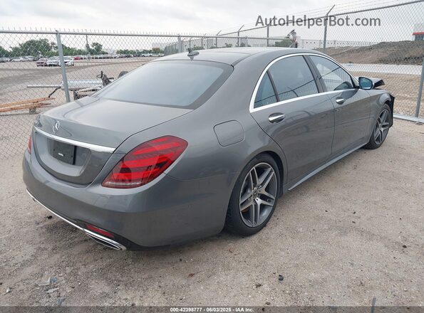 WDDUG6GB9KA437666 2019 MERCEDES-BENZ S-CLASS Gray 