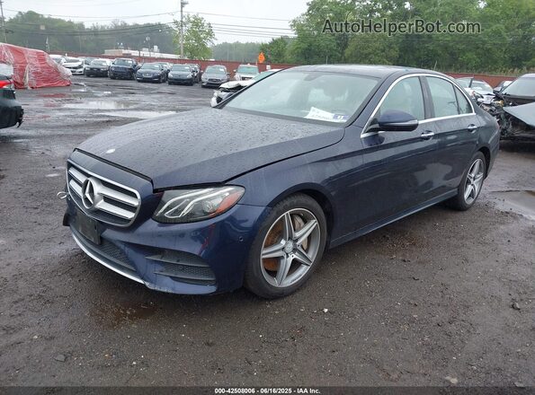 WDDZF4KB1HA030874 2017 MERCEDES-BENZ E-CLASS Dark Blue 