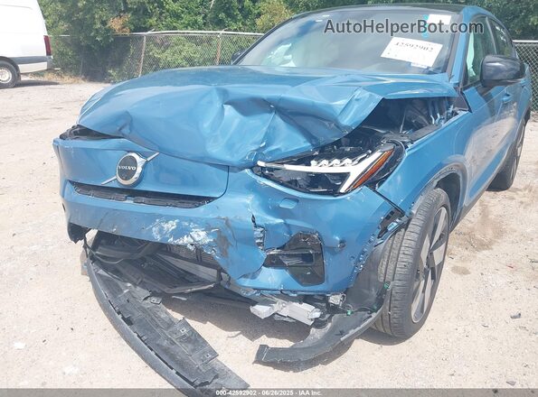 YV4ED3GM5P2055222 2023 VOLVO C40 RECHARGE PURE ELECTRIC Blue Vista frontal