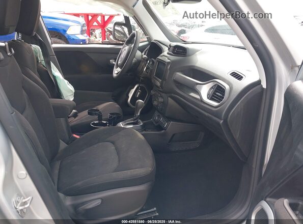 ZACNJDAB6MPN15656 2021 JEEP RENEGADE Silver Widok wnętrza z przodu