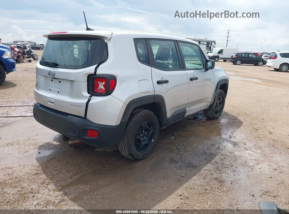 ZACNJDAB6MPN15656 2021 JEEP RENEGADE Silver Tył prawy