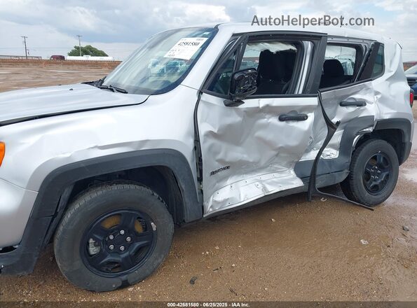 ZACNJDAB6MPN15656 2021 JEEP RENEGADE Silver Widok z przodu