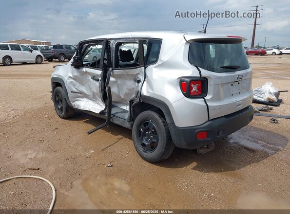 ZACNJDAB6MPN15656 2021 JEEP RENEGADE Silver Tył lewy