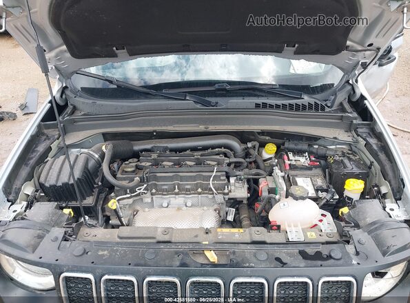 ZACNJDAB6MPN15656 2021 JEEP RENEGADE Silver Widok z tyłu