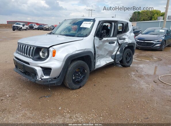 ZACNJDAB6MPN15656 2021 JEEP RENEGADE Silver Przód lewy