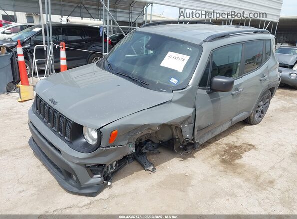ZACNJDBBXMPN28392 2021 JEEP RENEGADE Gray Передня ліва чверть