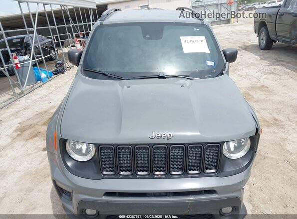 ZACNJDBBXMPN28392 2021 JEEP RENEGADE Gray Вид панелі приладів