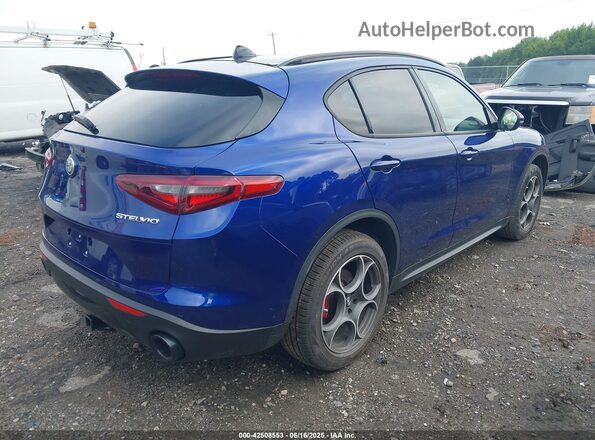 ZASPAJAN9N7D37137 2022 ALFA ROMEO STELVIO Dark Blue Trasero derecho