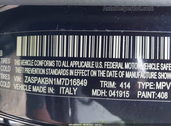 ZASPAKBN1M7D16849 2021 ALFA ROMEO STELVIO Black 