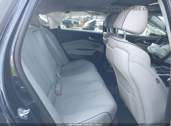 19UUB5F60MA010663 2021 ACURA TLX Blue Vista de la etiqueta del VIN