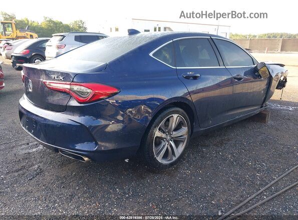 19UUB5F60MA010663 2021 ACURA TLX Blue Trasero derecho