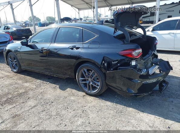 19UUB6F50SA002430 2025 ACURA TLX Черный Задняя левая четверть