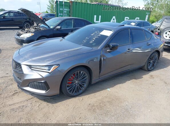 19UUB7F02PA001099 2023 ACURA TLX Серый Передняя левая четверть