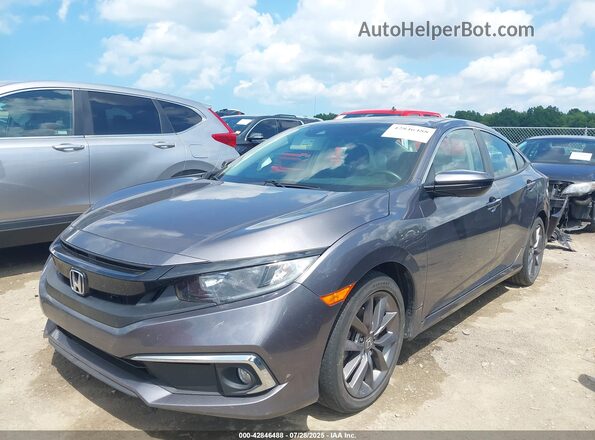19XFC1F34ME010293 2021 HONDA CIVIC Gray Przód lewy