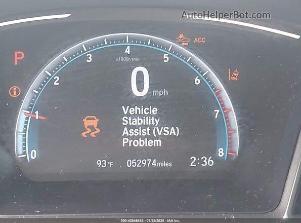 19XFC1F34ME010293 2021 HONDA CIVIC Gray 