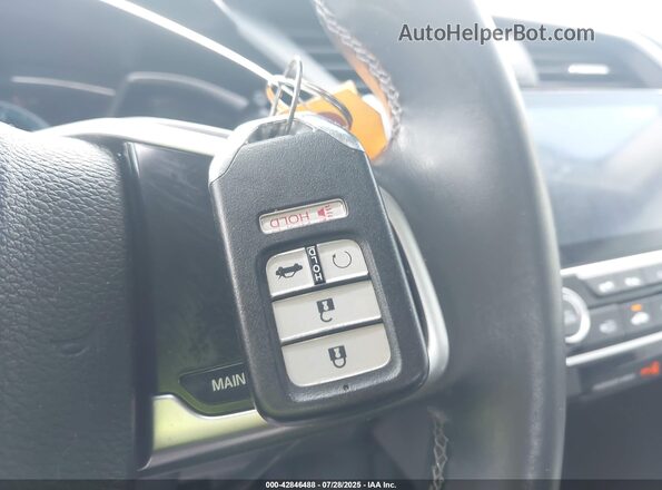 19XFC1F34ME010293 2021 HONDA CIVIC Gray Widok deski rozdzielczej