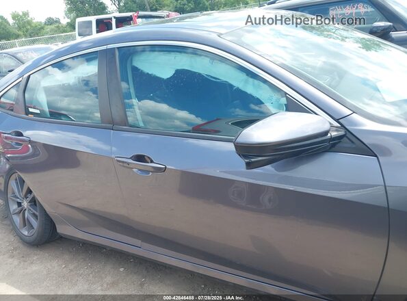 19XFC1F34ME010293 2021 HONDA CIVIC Gray Widok wnętrza z tyłu