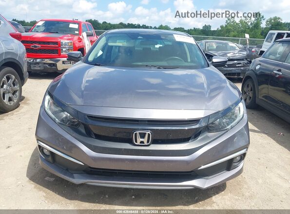 19XFC1F34ME010293 2021 HONDA CIVIC Gray Widok zestawu wskaźników