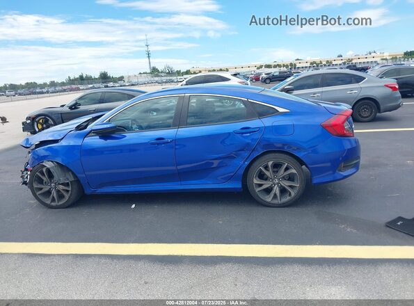 19XFC2F80ME002631 2021 HONDA CIVIC Blue Widok wnętrza 360 stopni