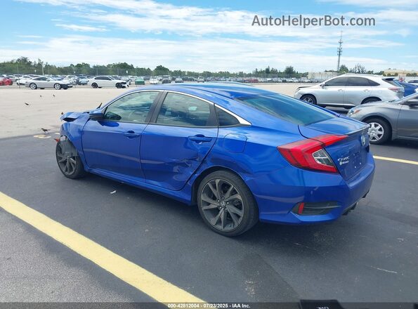 19XFC2F80ME002631 2021 HONDA CIVIC Blue Tył lewy