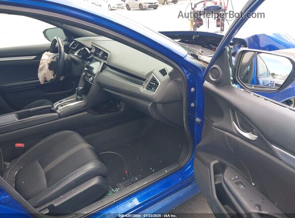 19XFC2F80ME002631 2021 HONDA CIVIC Blue Widok wnętrza z przodu