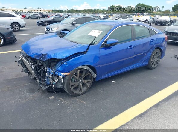 19XFC2F80ME002631 2021 HONDA CIVIC Blue Przód lewy