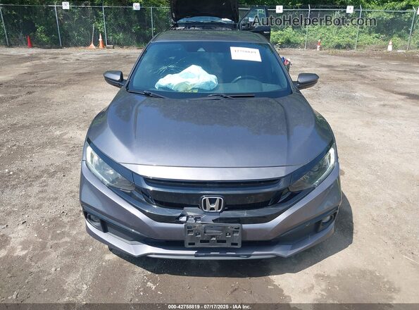 19XFC2F81ME003593 2021 HONDA CIVIC Gray Widok zestawu wskaźników