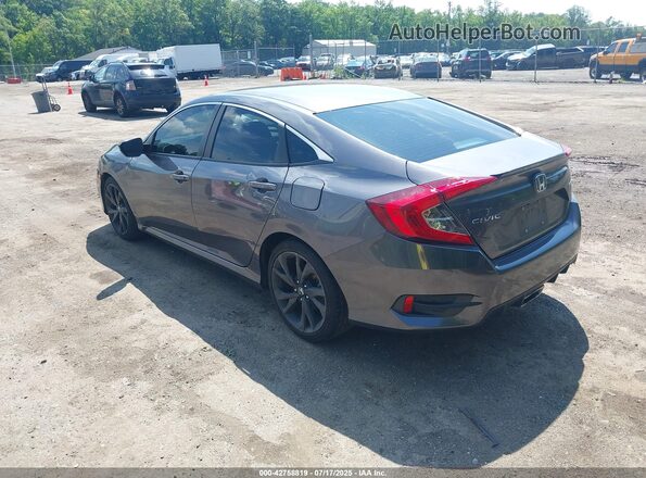 19XFC2F81ME003593 2021 HONDA CIVIC Gray Tył lewy