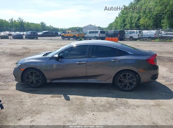 19XFC2F81ME003593 2021 HONDA CIVIC Gray Widok wnętrza 360 stopni