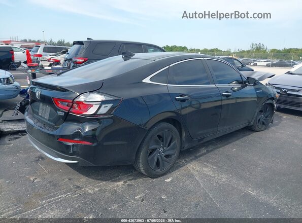 19XZE4F92KE030746 2019 HONDA INSIGHT Black Tył prawy