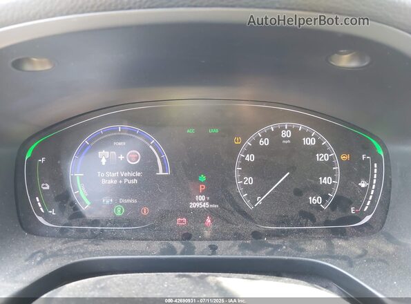 19XZE4F92LE000518 2020 HONDA INSIGHT Dark Brown 