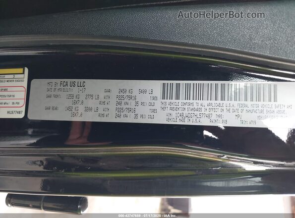 1C4BJWDG7HL577487 2017 JEEP WRANGLER UNLIMITED Black Widok komory silnika
