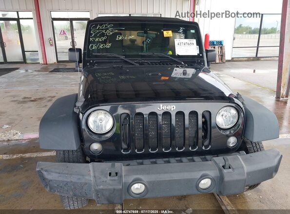 1C4BJWDG7HL577487 2017 JEEP WRANGLER UNLIMITED Black Widok z przodu