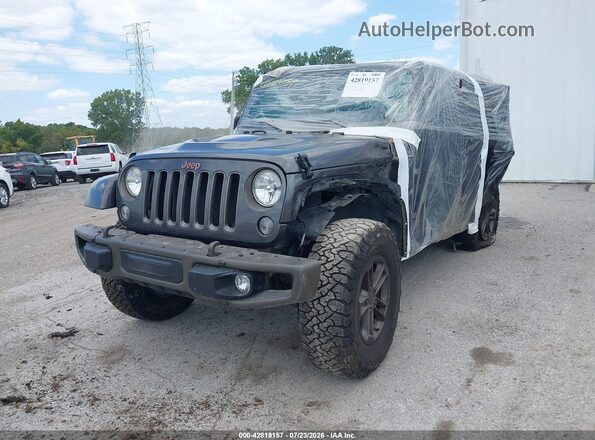1C4BJWEG7GL322433 2016 JEEP WRANGLER UNLIMITED Gray Przód lewy