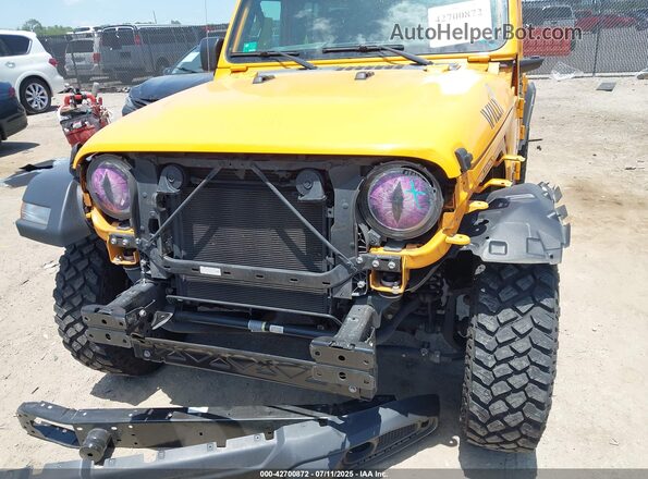 1C4HJXDN4MW671222 2021 JEEP WRANGLER UNLIMITED Yellow Вид спереду