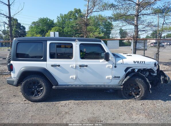 1C4HJXDN7MW562219 2021 JEEP WRANGLER UNLIMITED Белый Вид задней части салона