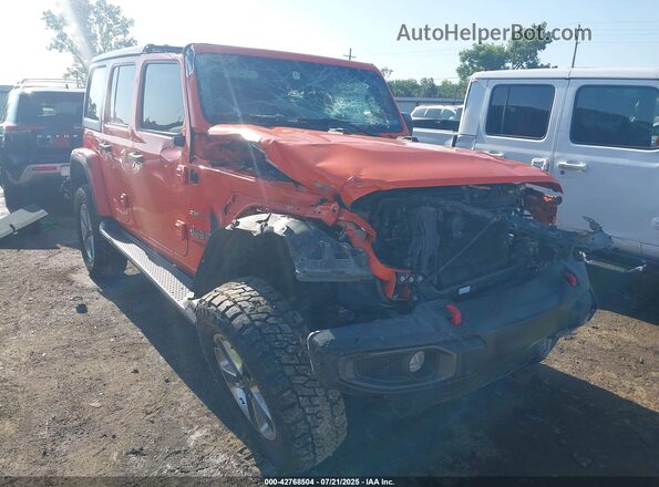 1C4HJXEG2JW281831 2018 JEEP WRANGLER UNLIMITED Orange 