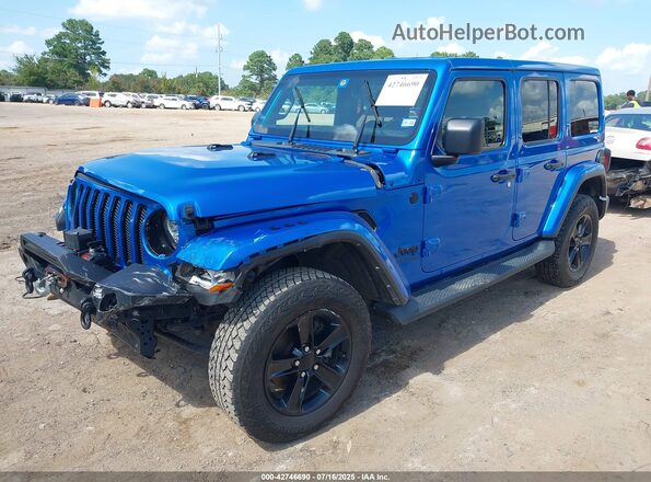 1C4HJXEN0NW207960 2022 JEEP WRANGLER UNLIMITED Blue 