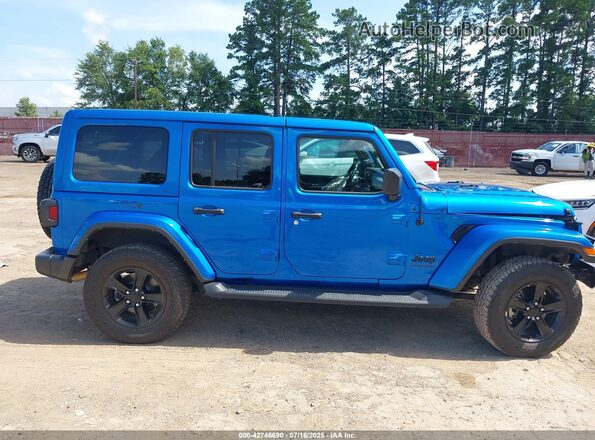 1C4HJXEN0NW207960 2022 JEEP WRANGLER UNLIMITED Blue 